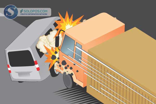 Kecelakaan Motor vs Truk Tronton di Madiun, 1 Orang Meninggal di Lokasi