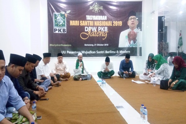 UU Pesantren Disahkan, PKB Jateng Gelar Tasyakuran di Hari SantriÂ 