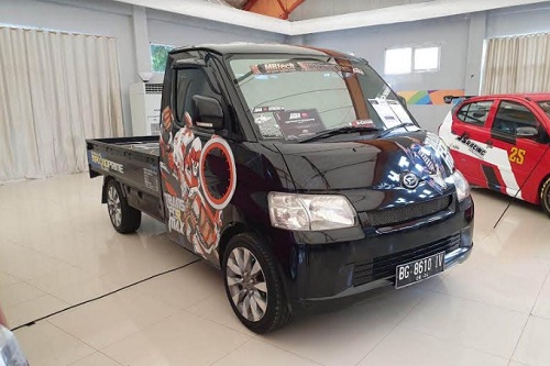 Mobil yang dilombakan pada Daihatsu Dress Up Challenge di Kota Palembang, Sumsel, Sabtu-Minggu (19-20/10/2019). (Istimewa)