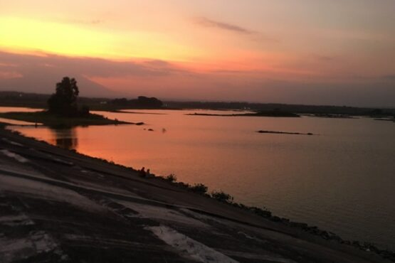 Pemandangan senja di Waduk Cengklik, Ngemplak, Boyolali misteri (Solopos/Tamara Geraldine)