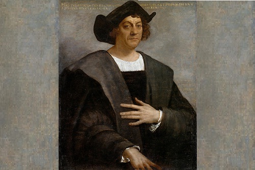 Lukisan karya Sebastiano del Piombo, 1519, yang menggambarkan sosok Christopher Columbus. (Wikimedia.org)