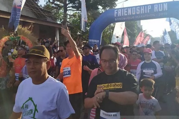 Friendship Run 3,5 Km Awali Borobudur Marathon 2019