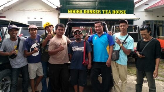 Driver jip wisata anggota komunitas Lawu Jip Adventure Karanganyar. (Solopos.com/Chelin Indra Sushmita)