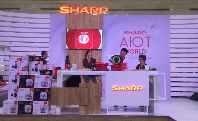 Shartp AIoT World di Atrium Utama, Plaza Ambarrukmo, Jogja, 5-8 Maret 2020. (Istimewa/Sharp Indonesia)