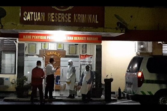 pelaku penipuan ojol dijemput ambulans solo