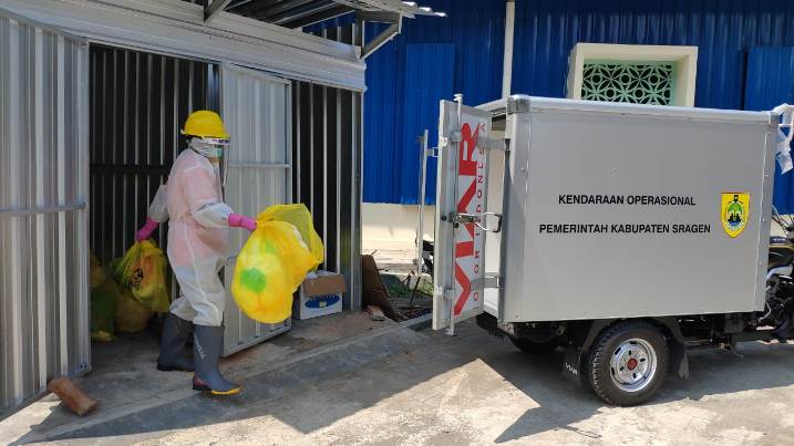 Begini Cara DLH Sragen Atasi Persoalan Sampah Pasien Covid-19