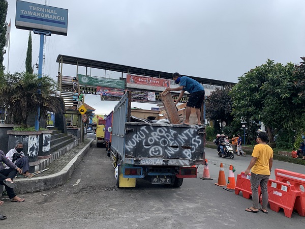 sepeda motor disita polisi karanganyar