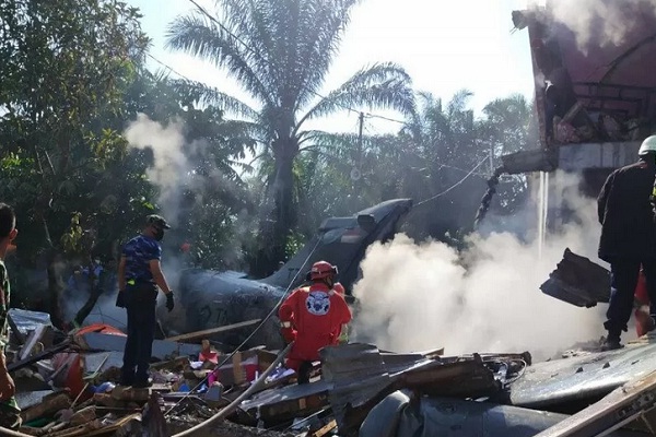 Pesawat TNI AU Jatuh di Kampar Riau Picu 3 Rumah Rusak