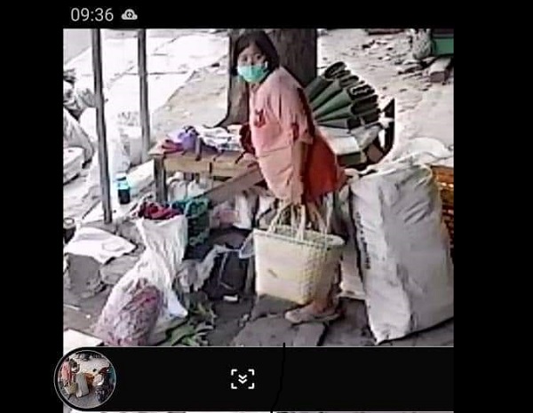 Perempuan Berbaju Merah Muda Tertangkap Kamera Curi Uang Rp19 Juta di Pasar Legi Solo, Siapa Dia?