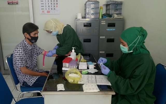 20 Karyawan Solopos Group Jalani Rapid Test Bareng RS Indriati