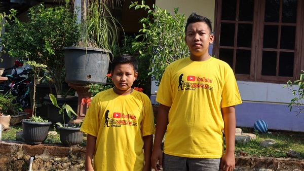 Bagi-Bagi Rezeki Lewat Konten Youtube, Motivasi 2 Bocah Sragen Ini Bikin Trenyuh