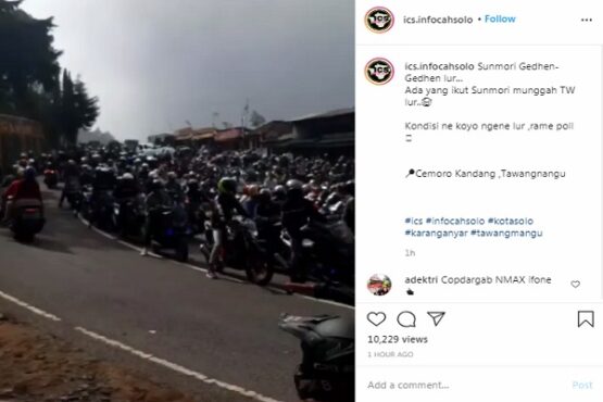 sunmori tawangmangu pengunjung karanganyar