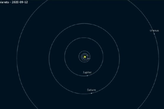 Oposisi Neptunus pada 12 September 2020. (Space.com)