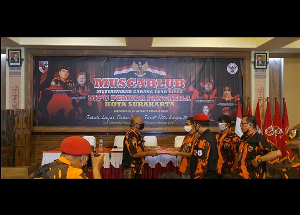 Faisol Rifqi Asal Serengan Gantikan Danang Liestianto Jabat Ketua Pemuda Pancasila Solo