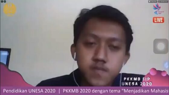 Tangkapan layar dari video viral perspektif mahasiswa FIP Unesa. (Khusus / Twitter / Rafirizqu19)