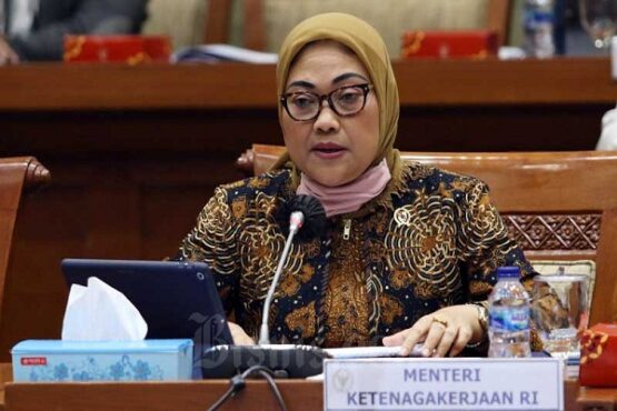 Menteri Tenaga Kerja Ida Fauziyah. (Bisnis-Eusebio Chrysnamurti)