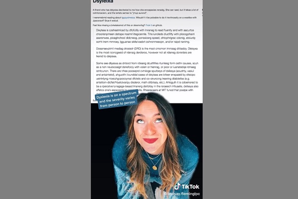 Lindsay Fleming Ciptakan Tantangan Membaca Penderita Disleksia