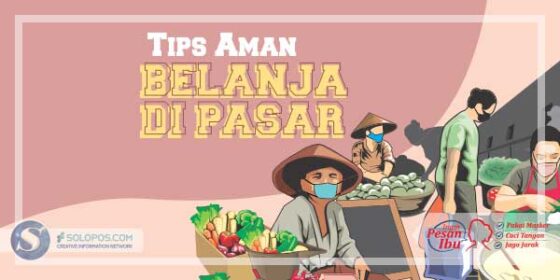 Tips Aman Berada di Pasar Infografis (Solopos / Whisnupaksa)