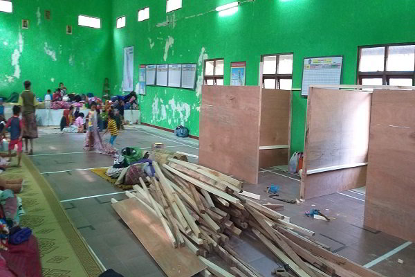 Cegah Covid-19, Barak Pengungsian di Lereng Merapi Bakal Disemprot Disinfektan