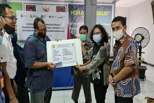 Ganti Rugi Lahan Terdampak Tol Solo-Jogja di Colomadu Mulai Dibayarkan
