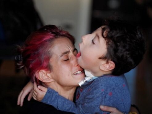 Sirio dan Valentina. (Reuters)