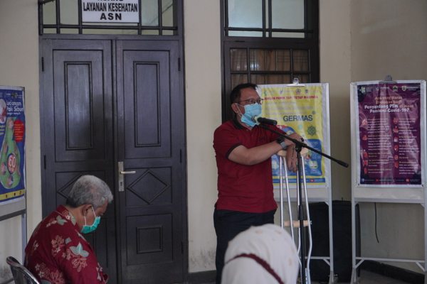 Layanan kesehatan untuk ASN di lingkungan Sekretariat Daerah Kabupaten Klaten, resmi beroperasi pada Jumat (13/11/2020). (istimewa/Bagian Humas Setda Klaten)