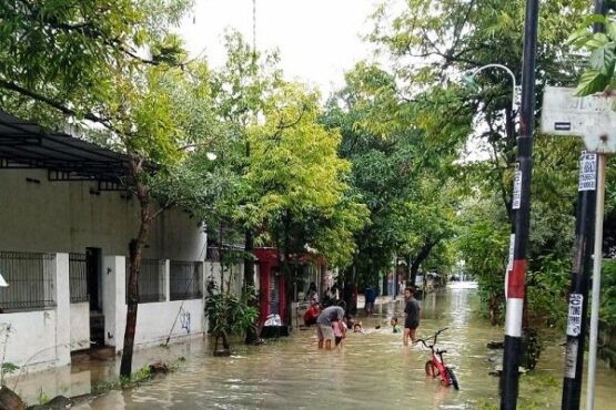Rumah terdampak luapan Sungai Lusi
