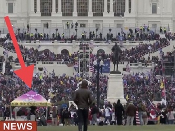 Mirip Indonesia, Ada Penjual Ayam Goreng Saat Demo Rusuh di Capitol Amerika