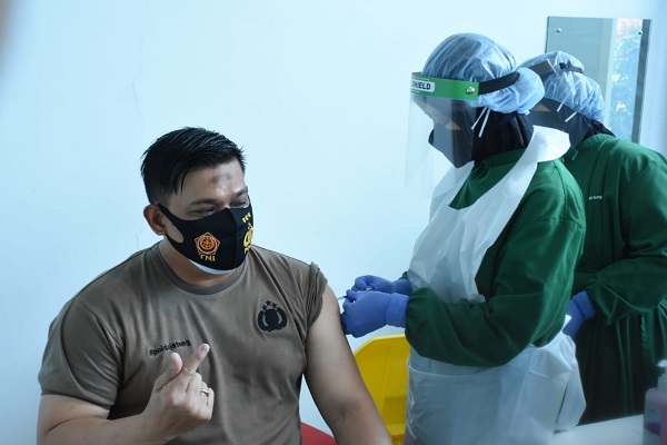 Divaksin Covid-19, Kapolresta Solo: Saya Senang, Bugar Sekali