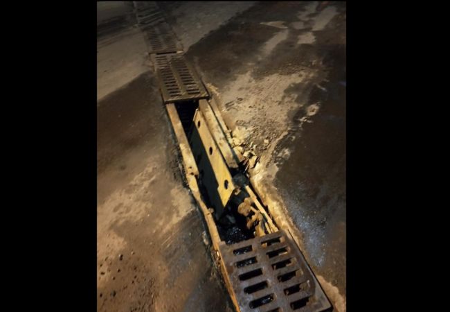 Lagi Dan Lagi, Penutup Saluran Air Underpass Makamhaji Sukoharjo Rusak, Dicuri?