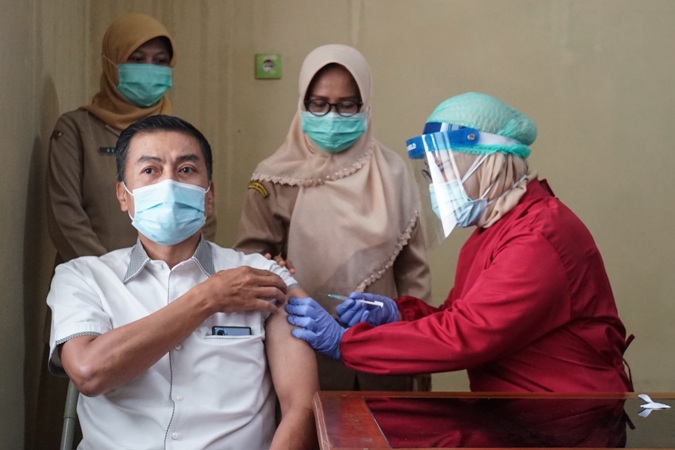 Tensi Melonjak, Wali Kota Yuliyanto Gagal Jadi Orang Pertama Divaksin Covid-19 di Salatiga