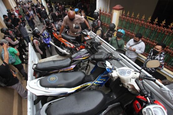 sepeda motor disita panularan solo