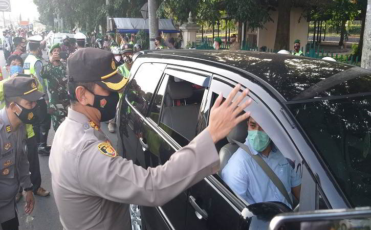Tiga Hari Penyekatan di Prambanan Klaten , 105 Kendaraan Dipaksa Putar Balik