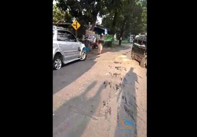 3 Mobil Dan 1 Motor Terlibat Laka Karambol Di Jalan Raya Lalung Polokarto Sukoharjo, Begini Kondisinya