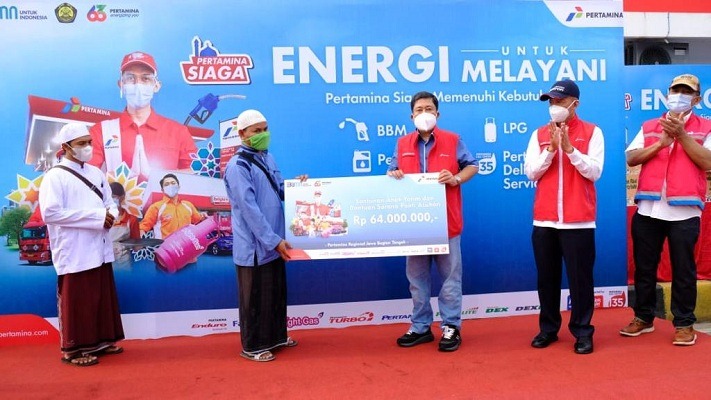 Pertamina Regional Jateng Beri Santunan dan Bantuan Panti Asuhan