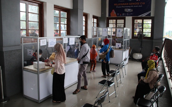 7.308 Calon Penumpang Tes GeNose di Stasiun Klaten, 72 Orang Positif