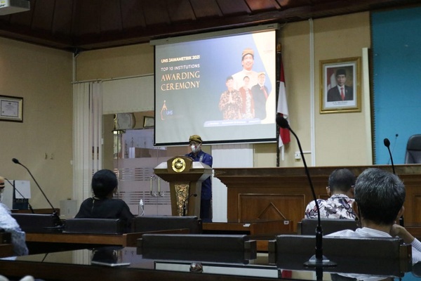 Kegiatan UNS Jawametrik 2021 yang digelar UNS Solo, Kamis (20/5/2021). (Solopos.com-Humas UNS)