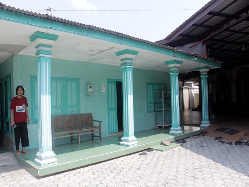 Sebuah rumah bermodel lawas yang pernah menjadi markas SMPSR terletak di Kampung Cantel Wetan, Sragen Tengah, Sragen, Jumat (21/5/2021). (Espos/Tri Rahayu)