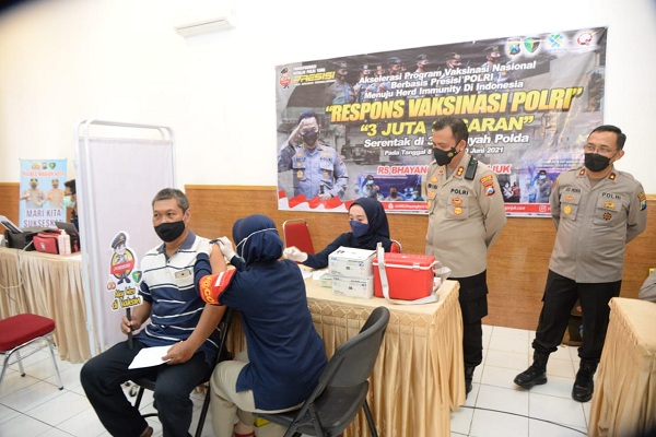 Polres Madiun Kota Fasilitasi Vaksinasi Covid-19, Ini Harapannya