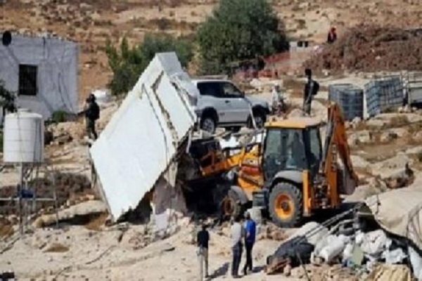 Pasukan Israel Gusur Bangunan di Hebron Palestina