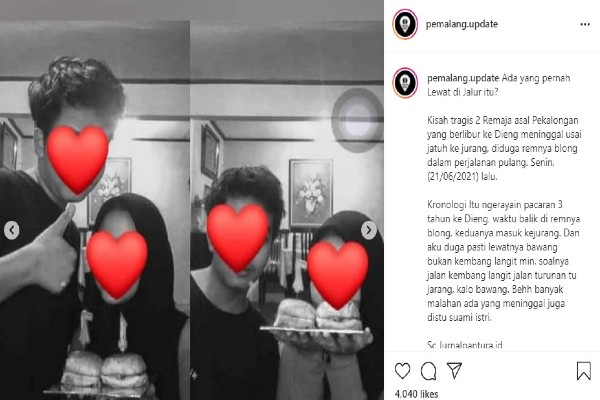 Lewati Jalur Curam di Bawang, Sejoli Ini Masuk Jurang
