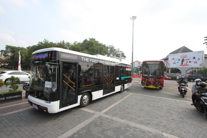 Solo Uji Coba Angkutan Bus Listrik dan Bus Low Deck, Lewat Koridor Mana?