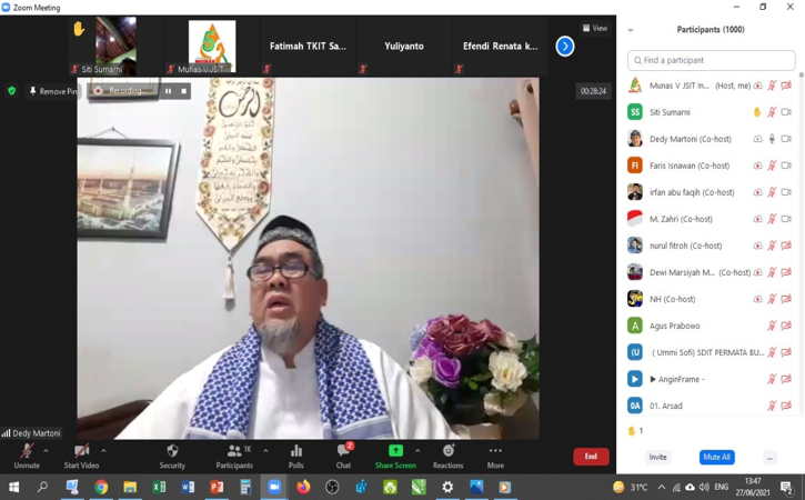 Jelang Munas V JSIT Indonesia, Lebih dari 1.000 Peserta Ikuti Doa Bersama - Vimarsana News