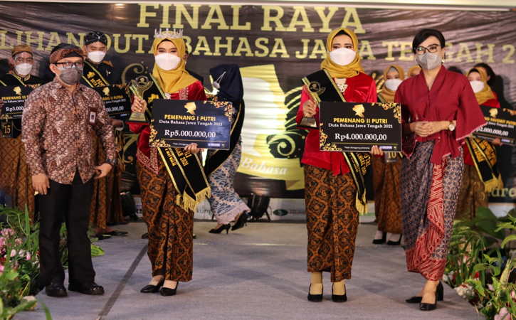 Selamat, Asyif dan Zalfaa Terpilih Jadi Duta Bahasa Jawa Tengah 2021