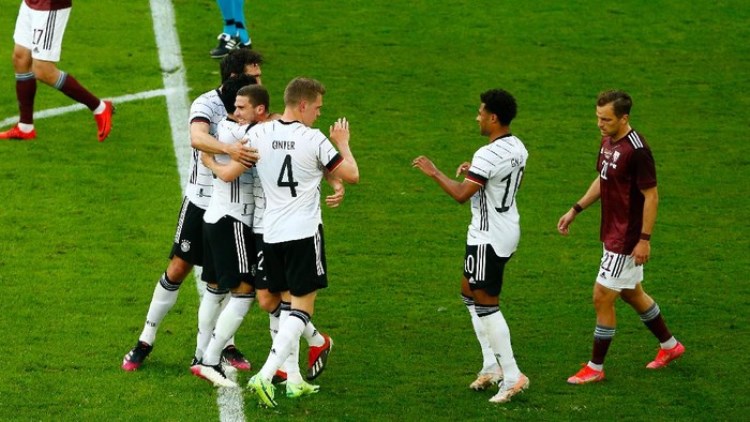 Akhiri Uji Coba, Jerman Berpesta Gol 7-1 Lawan Latvia