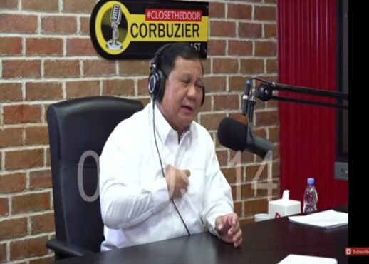 Prabowo jadi bintang tamu Deddy Corbuzier. (YouTube/Deddy Corbuzier Podcast)