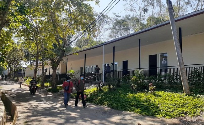 Kawasan RS Lapangan Joglo, Dungus, Madiun, Senin (5/7/2021). (Abdul Jalil/Madiunpos.com)