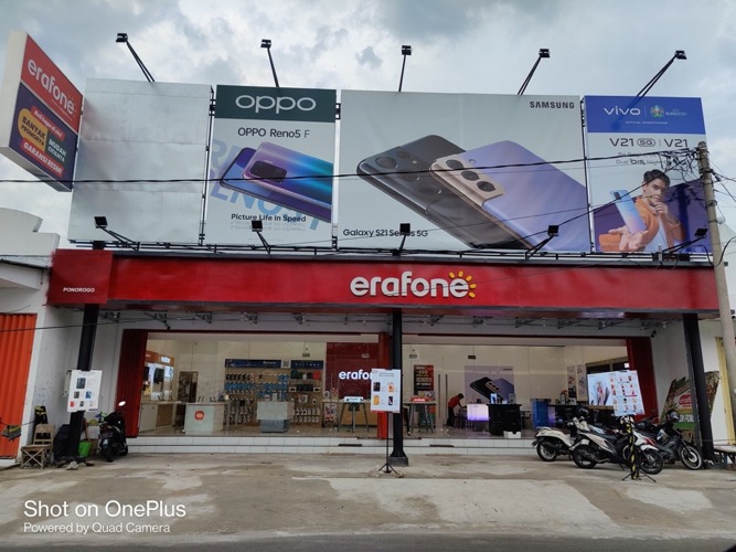 Salah satu gerai Erafone yang merupakan anak perusahaan Erajaya Swasembada. (Istimewa/website Erajaya Swasembada)