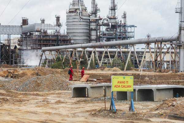 Ilustrasi proyek refinery development master plan Balikpapan. (Antara-Rivan Awal Lingga)