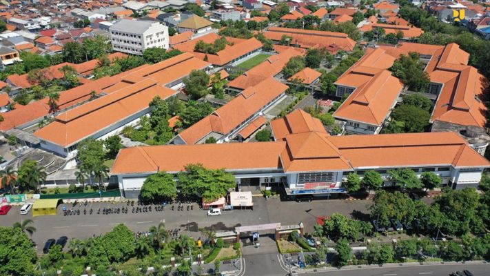 Ilustrasi gedung yang akan digunakan menjadi RS Darurat Covid-19. (Kementerian PUPR)